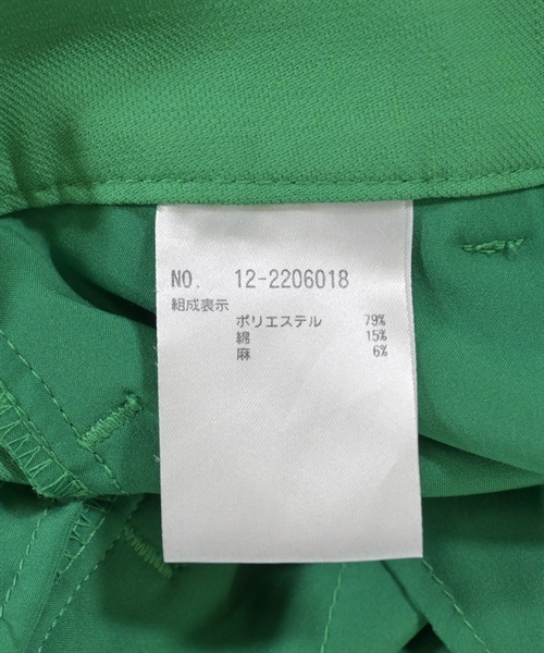PLST（プラステ）スラックス 緑 サイズ:M レディース/2200612874084