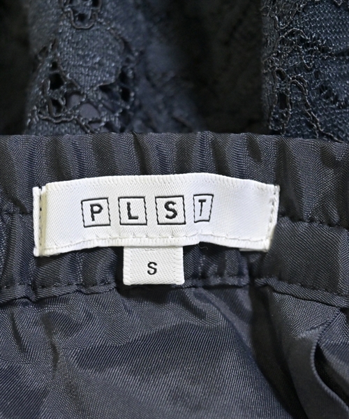 PLST（プラステ）ひざ丈スカート 紺 サイズ:F レディース/2200612362154