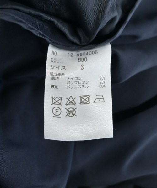 PLST（プラステ）ノーカラージャケット 紺 サイズ:S レディース/2200613670036