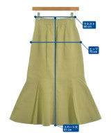 PLST（プラステ）ロング・マキシ丈スカート 緑 サイズ:XS レディース/2200608783031
