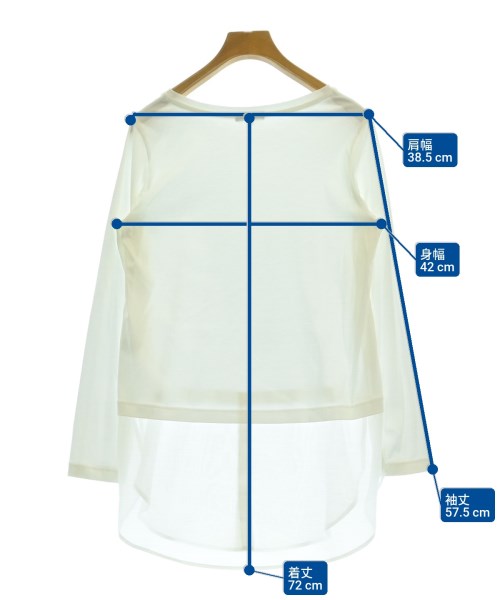 PLST（プラステ）Tシャツ・カットソー 白 サイズ:S レディース/2200614536164