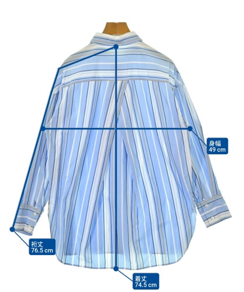 PLST（プラステ）カジュアルシャツ 青 サイズ:S レディース/2200611987112