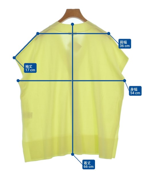 PLST（プラステ）ベスト 黄 サイズ:M レディース/2200596792091