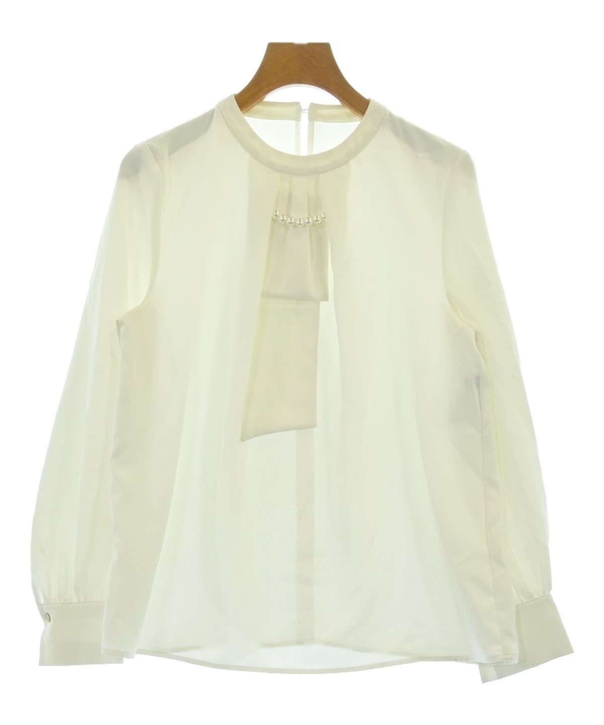 tシャツ ESTNATION / モックネックロングスリーブカットソー「EVER KEEP」 メンズ ESTNATION ホワイト 長袖カットソー S