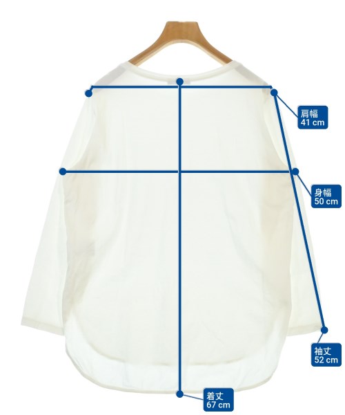 PLST（プラステ）Tシャツ・カットソー 白 サイズ:M レディース/2200669360042