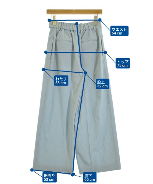 PLST（プラステ）スラックス 青 サイズ:S レディース/2200669392036