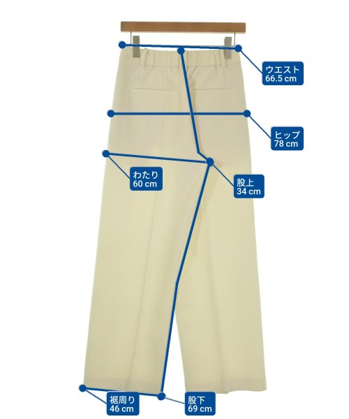 PLST（プラステ）スラックス 白 サイズ:M レディース/2200670600045