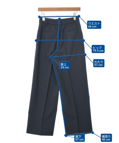 PLST（プラステ）スラックス 紺 サイズ:M レディース/2200674543249