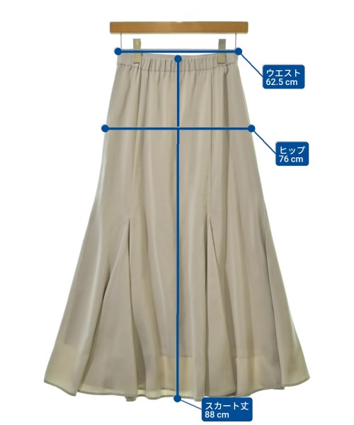 PLST（プラステ）ロング・マキシ丈スカート ベージュ サイズ:S レディース/2200674638051