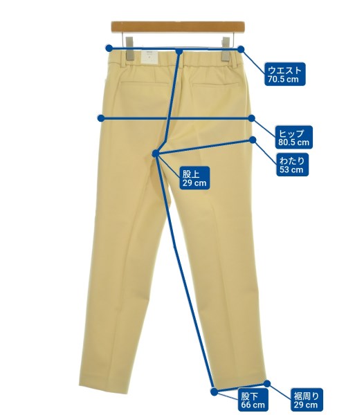 PLST（プラステ）スラックス 黄 サイズ:M レディース/2200667802025