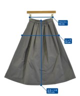 PLST（プラステ）ロング・マキシ丈スカート グレー サイズ:S レディース/2200672974014
