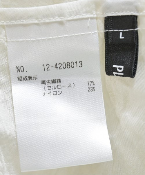 PLST（プラステ）カジュアルシャツ 白 サイズ:L レディース/2200676288056