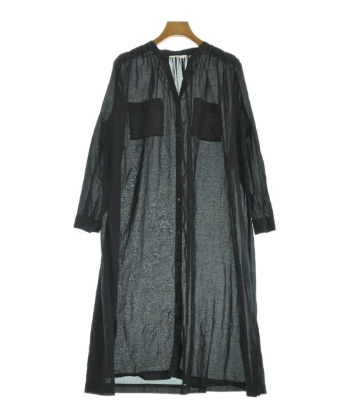 PLST(プラステ)シャツワンピース 黒 サイズ:S/2200676348033