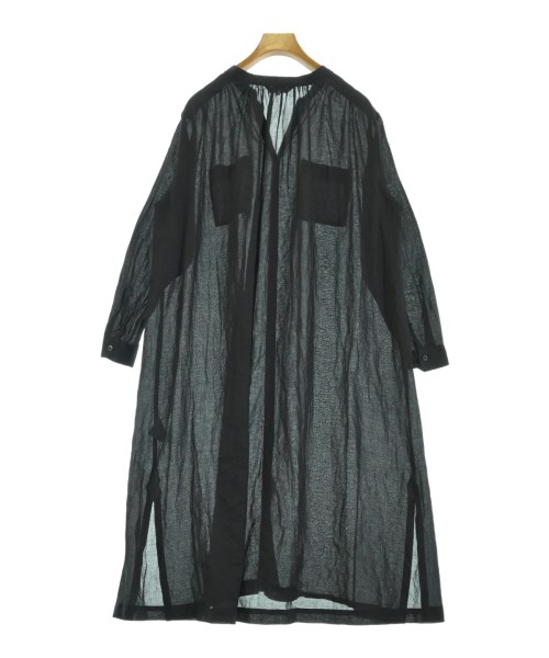 PLST（プラステ）シャツワンピース 黒 サイズ:S レディース/2200676348033