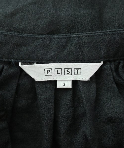PLST（プラステ）シャツワンピース 黒 サイズ:S レディース/2200676348033