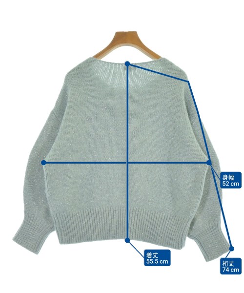 PLST（プラステ）ニット・セーター 青 サイズ:S レディース/2200674500020