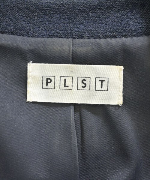 PLST（プラステ）ノーカラージャケット 紺 サイズ:M レディース/2200670926077