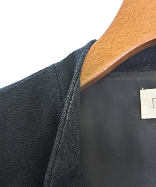 PLST（プラステ）ノーカラージャケット 紺 サイズ:M レディース/2200670926077