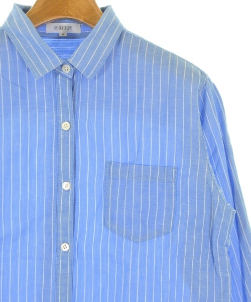PLST（プラステ）カジュアルシャツ 青 サイズ:M レディース/2200677714400