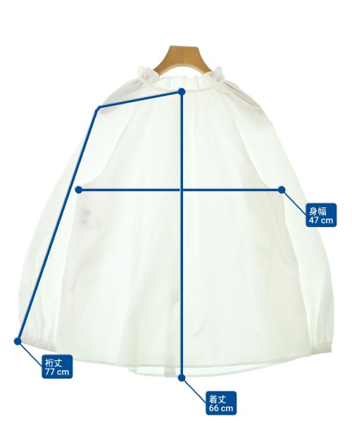 PLST（プラステ）ブラウス 白 サイズ:M レディース/2200670924028