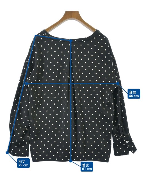 PLST（プラステ）ブラウス 黒 サイズ:M レディース/2200672391026