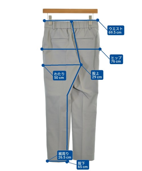 PLST（プラステ）スラックス グレー サイズ:M レディース/2200677348049