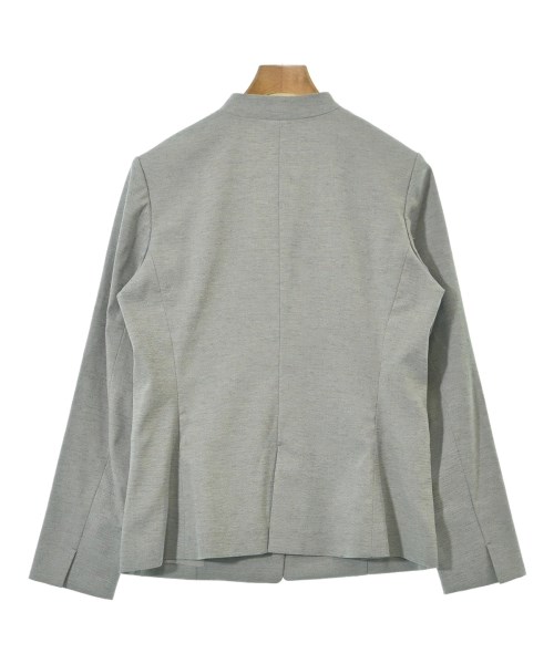 PLST（プラステ）ノーカラージャケット グレー サイズ:L レディース/2200672710025