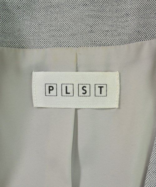 PLST（プラステ）ノーカラージャケット グレー サイズ:L レディース/2200672710025