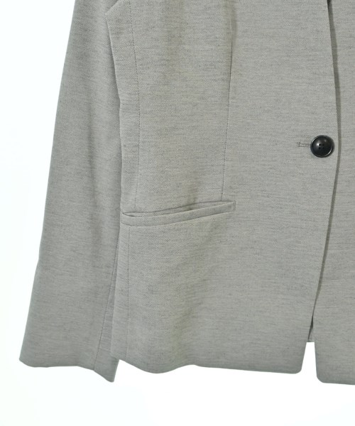 PLST（プラステ）ノーカラージャケット グレー サイズ:L レディース/2200672710025