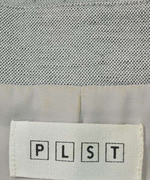 PLST（プラステ）ノーカラージャケット グレー サイズ:L レディース/2200672710025