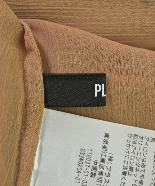 PLST（プラステ）ブラウス ベージュ サイズ:L レディース/2200672710070