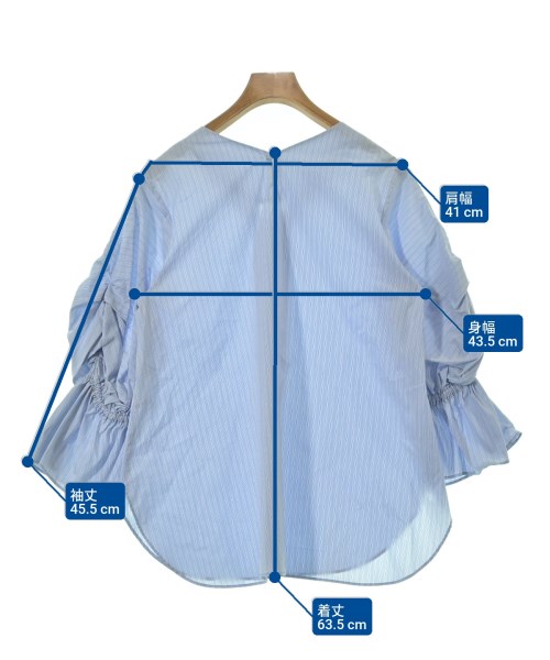 PLST（プラステ）ブラウス 青 サイズ:M レディース/2200650524088