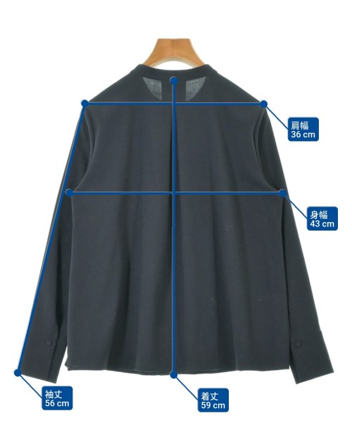 PLST（プラステ）ブラウス 黒 サイズ:XS レディース/2200654942048