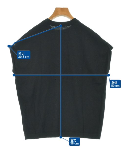 PLST（プラステ）ベスト 黒 サイズ:M レディース/2200646483047