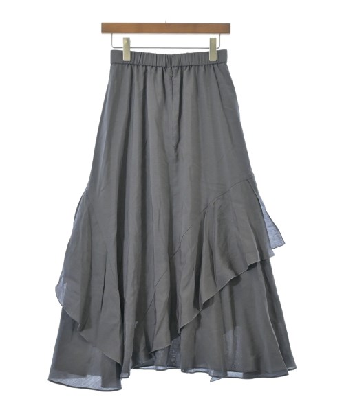 PLST（プラステ）ロング・マキシ丈スカート グレー サイズ:M レディース/2200649477050