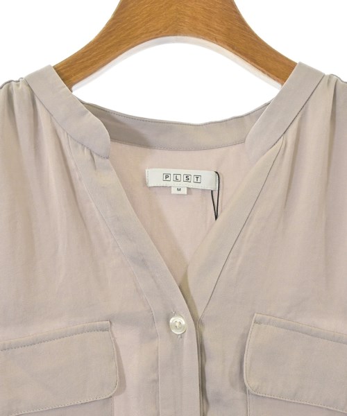 PLST（プラステ）カジュアルシャツ ベージュ サイズ:M レディース/2200650871090