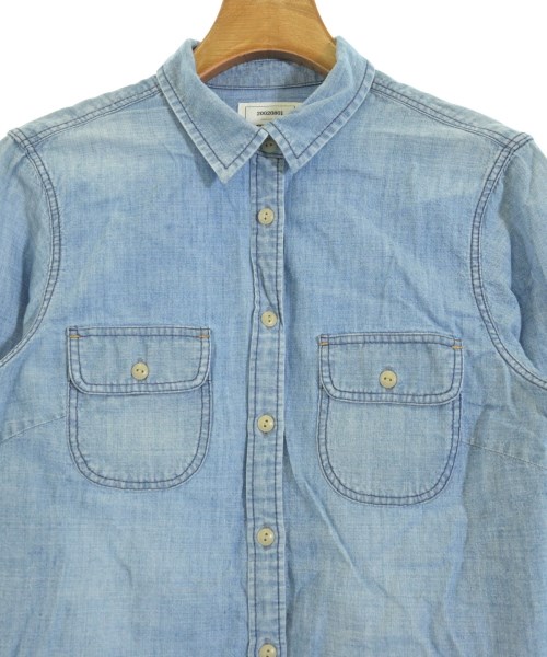 PLST（プラステ）カジュアルシャツ 青 サイズ:2(M位) レディース/2200650871106