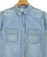 PLST（プラステ）カジュアルシャツ 青 サイズ:2(M位) レディース/2200650871106