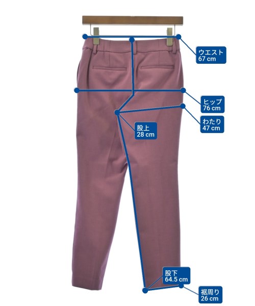 PLST（プラステ）スラックス 紫 サイズ:XS レディース/2200655242031