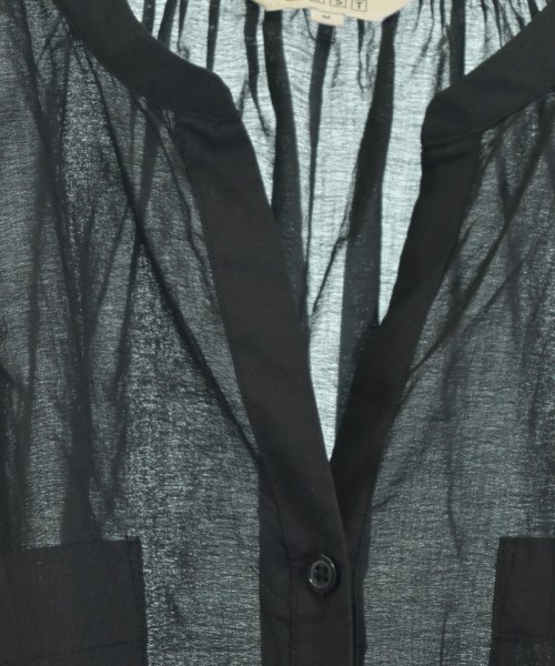 PLST（プラステ）シャツワンピース 黒 サイズ:M レディース/2200657859077