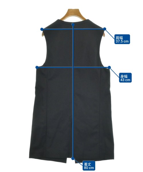 PLST（プラステ）ベスト 黒 サイズ:M レディース/2200654999103