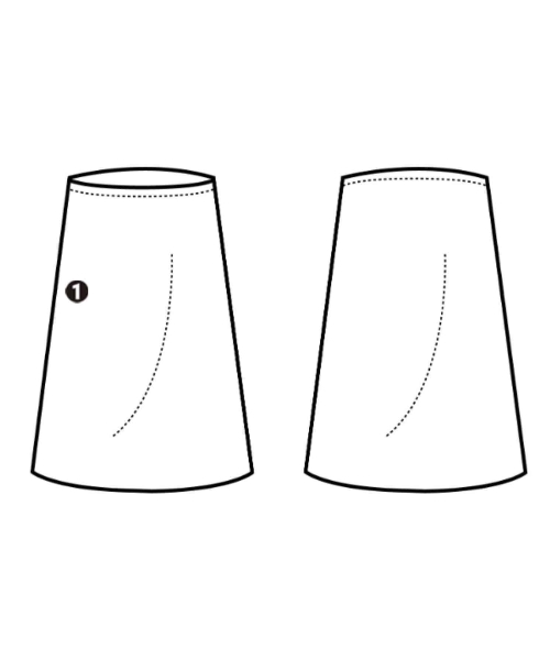 PLST（プラステ）ロング・マキシ丈スカート 白 サイズ:M レディース/2200654999325