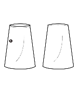 PLST（プラステ）ロング・マキシ丈スカート 白 サイズ:M レディース/2200654999325