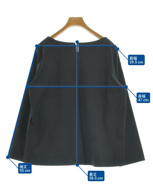 PLST（プラステ）ブラウス 黒 サイズ:XL レディース/2200657524111