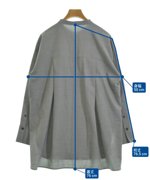 PLST（プラステ）カジュアルシャツ グレー サイズ:M レディース/2200645042016