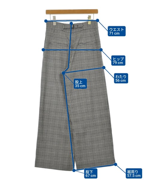 PLST（プラステ）スラックス 黒 サイズ:M レディース/2200638565041