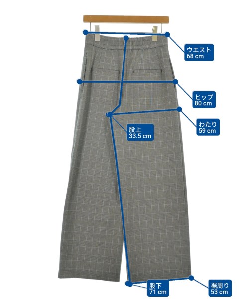 PLST（プラステ）スラックス 黒 サイズ:M レディース/2200638565058