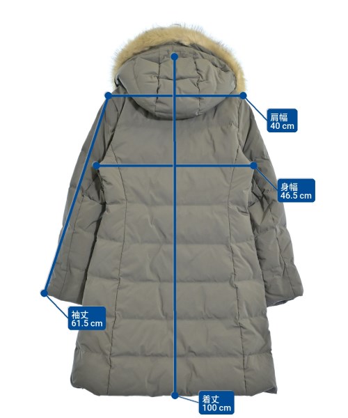 PLST（プラステ）ダウンコート グレー サイズ:S レディース/2200646840017