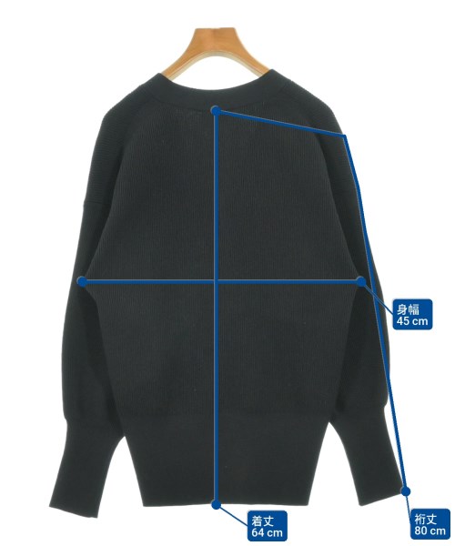 PLST（プラステ）カーディガン 黒 サイズ:M レディース/2200640018054