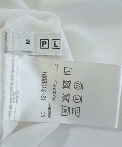 PLST（プラステ）ブラウス 白 サイズ:M レディース/2200634883040